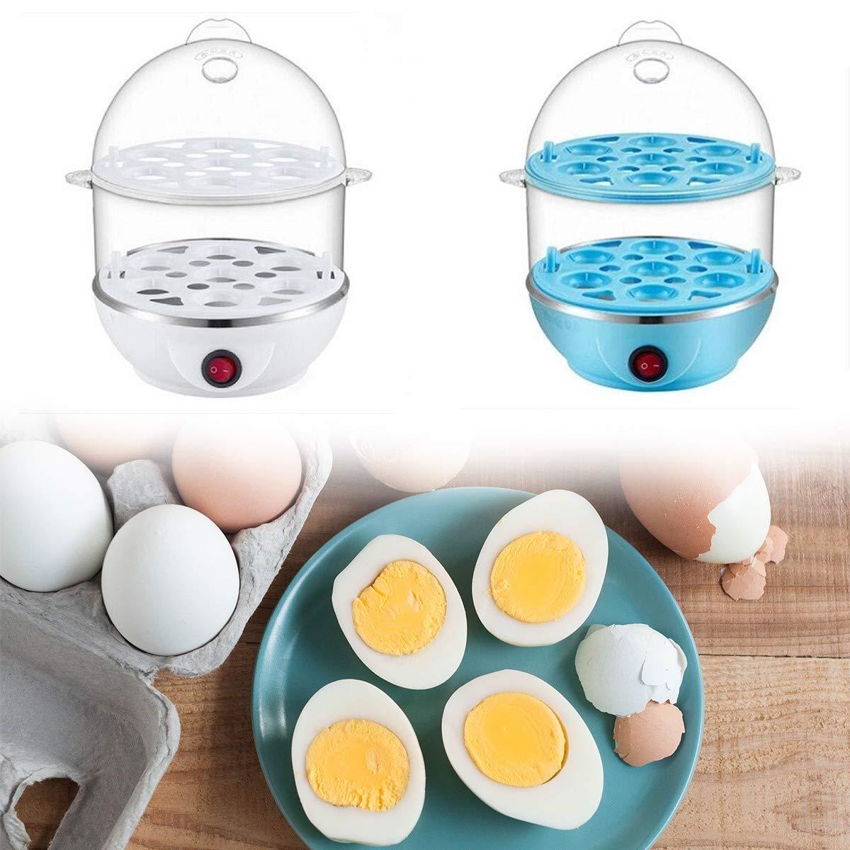 115 Multi-function 2 Layer 14 Egg Cooker Boilers Steamer