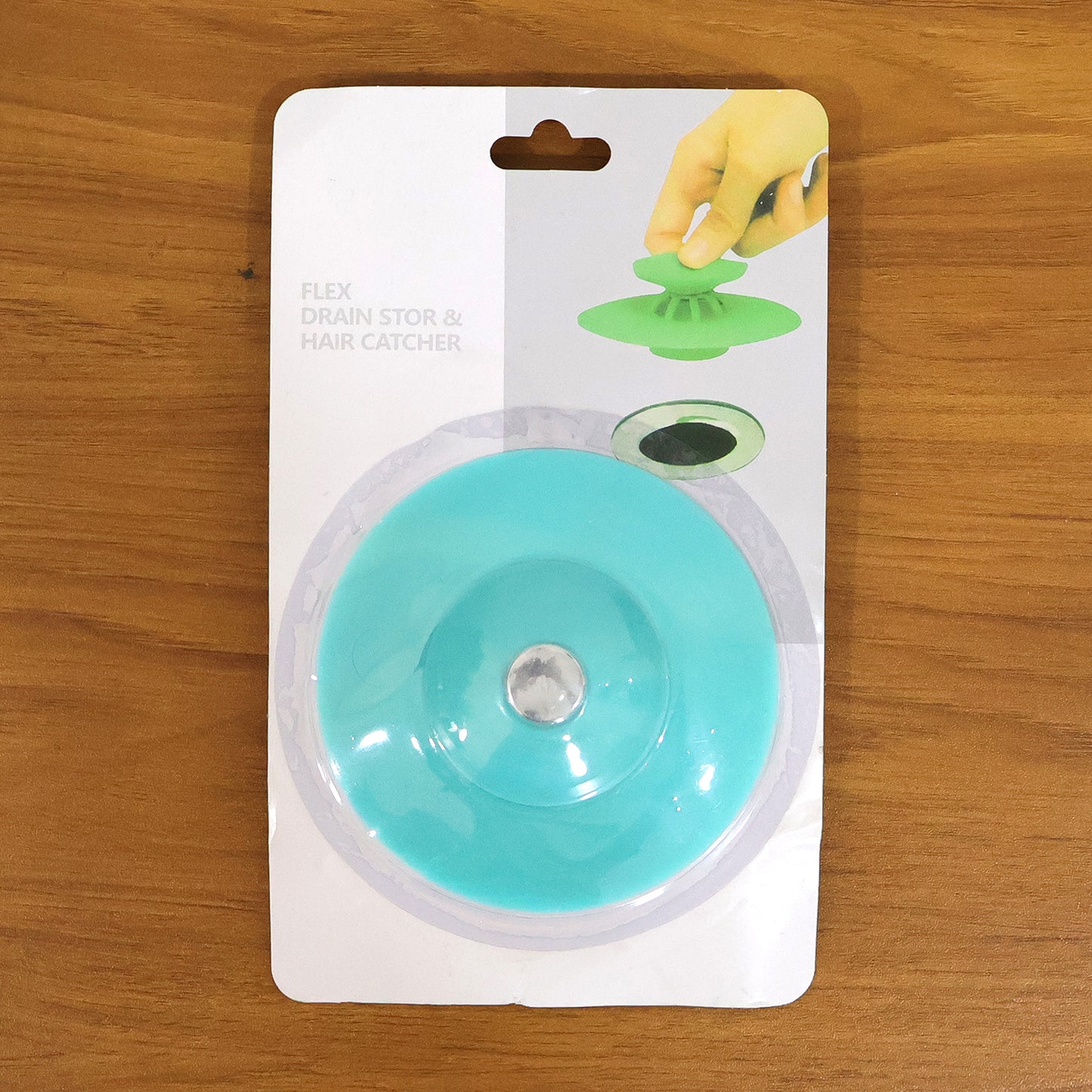 Flexible Silicone Sink Drain Cover Hair Catcher Strainer (1 Pc)