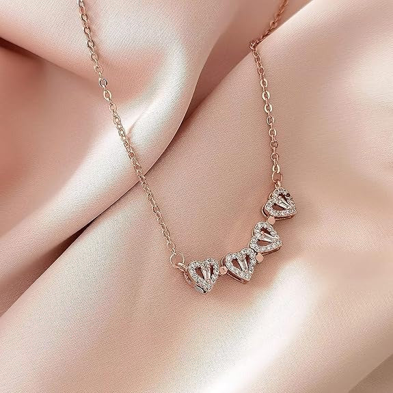 Golden Rose Necklace Set Perfect Gift Set