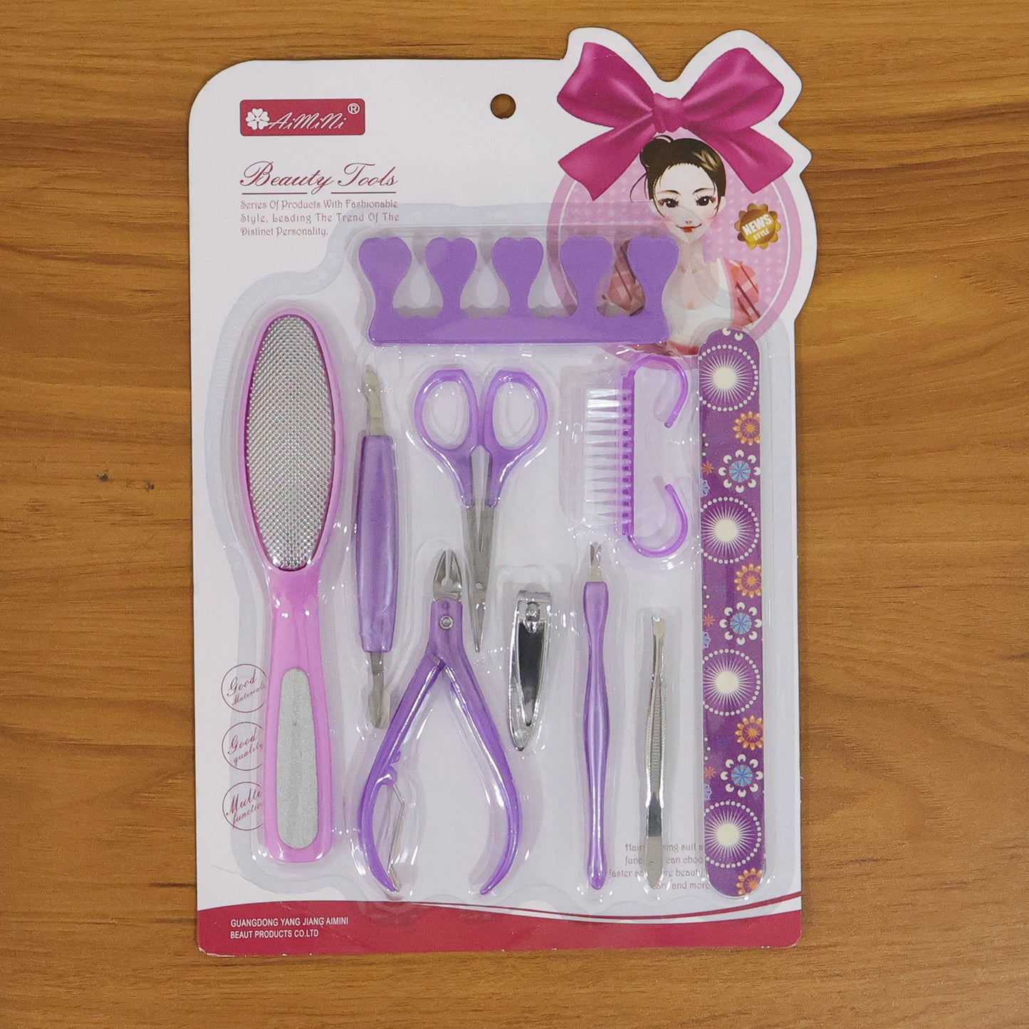 Personal Grooming Manicure Pedicure Nail Care Tool Set (10 Pc Set)