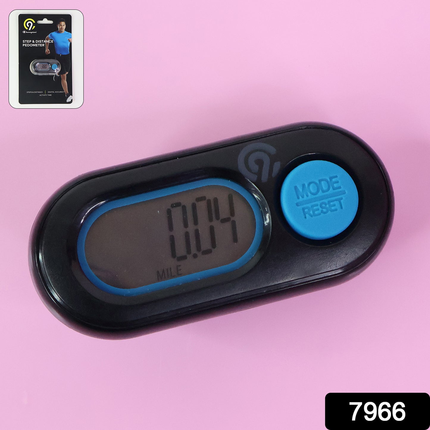 Digital Step Distance Pedometer With Lcd Display (1 Pc)