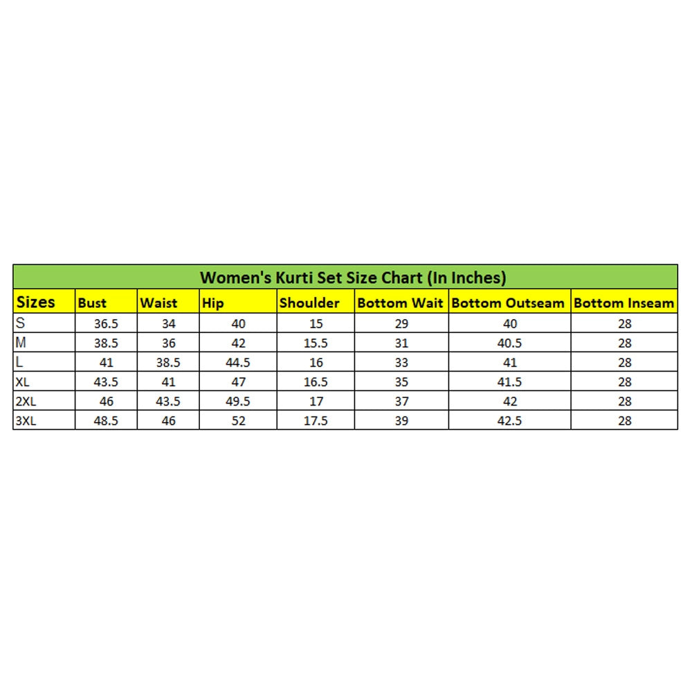 Women's Tesla Silk Embroidered U-Neck Kurti With Pant Dupatta Set (Dark Purple)