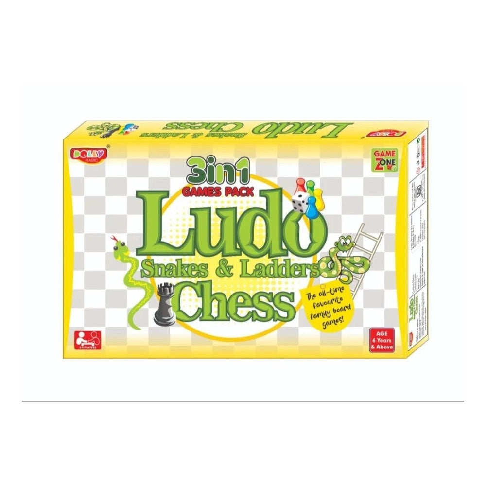 Ludo Snake - Ladders Chess | Cardboard/Plastic Toys | Board Games | 5+ Years