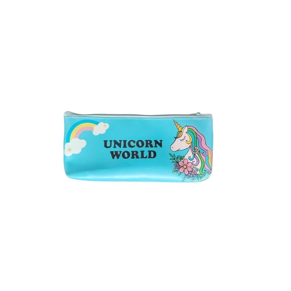 Pack Of_2 Pencil Poch - Unicorn World | Canvas | Stationery | 3+ Years