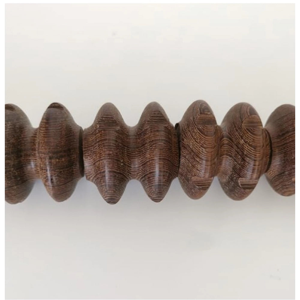 Generic Wood Wheel Roller Scraping Tool (Brown)