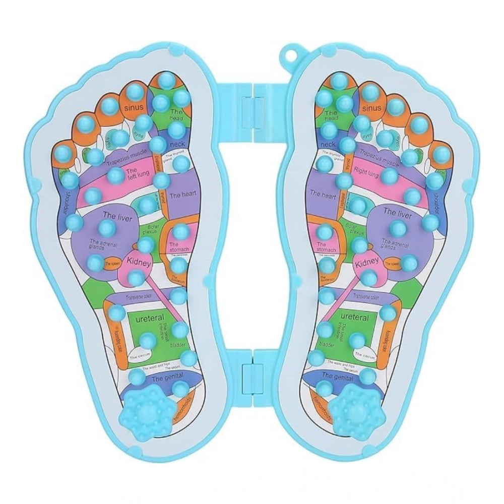 Generic Plastic Point Folding Foot Massager And Acupuncture (Blue)