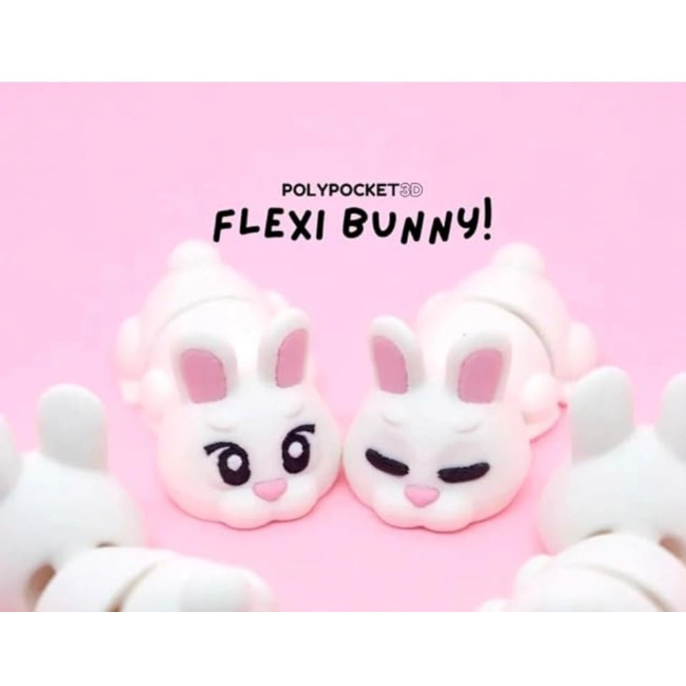 Generic Plastic Pack Of_2 Cute Bunny toys Plush Mini Keychain, 3D Design (Multicolor)