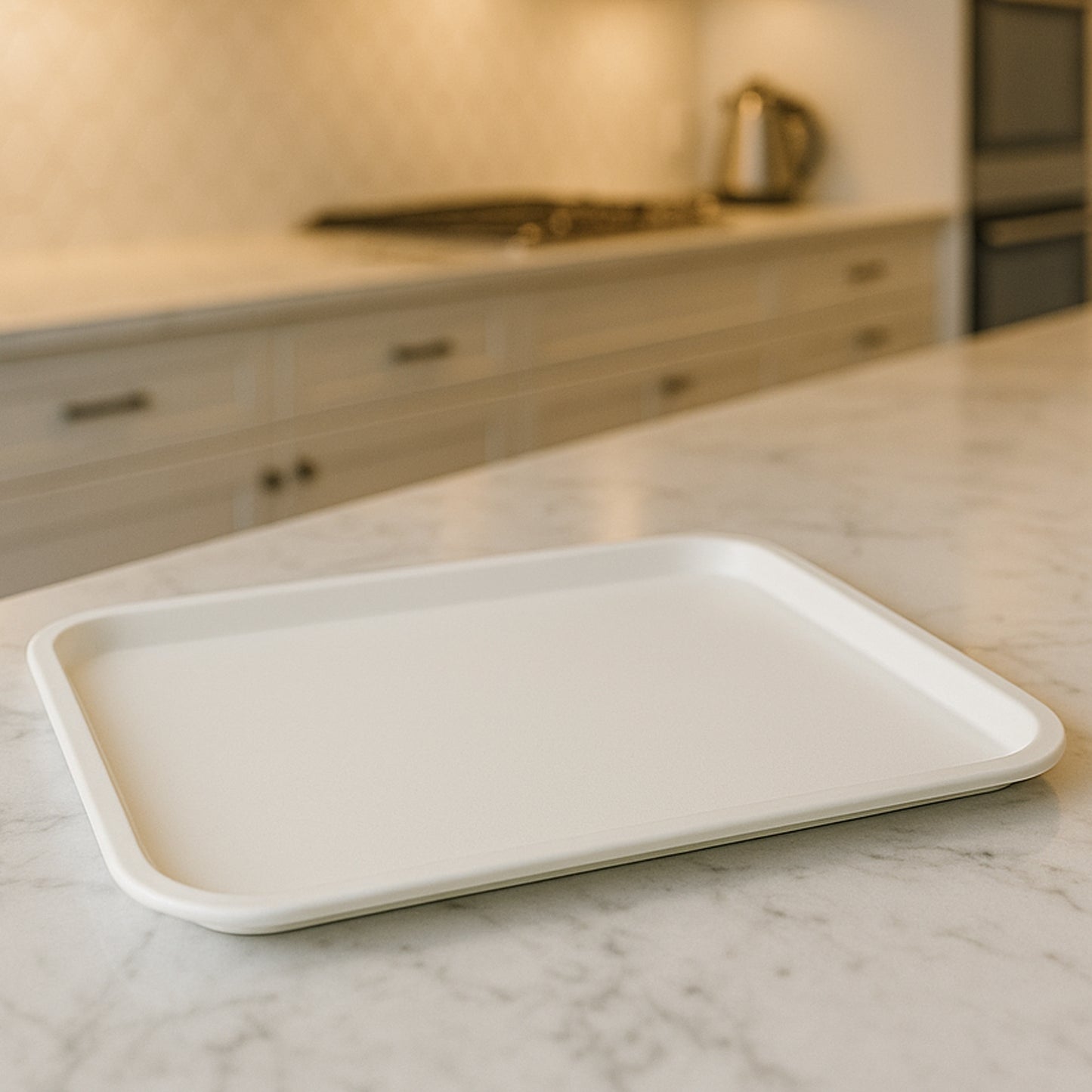 Plastic Serving Tray Plate 40 30 Cm (1 Pc)