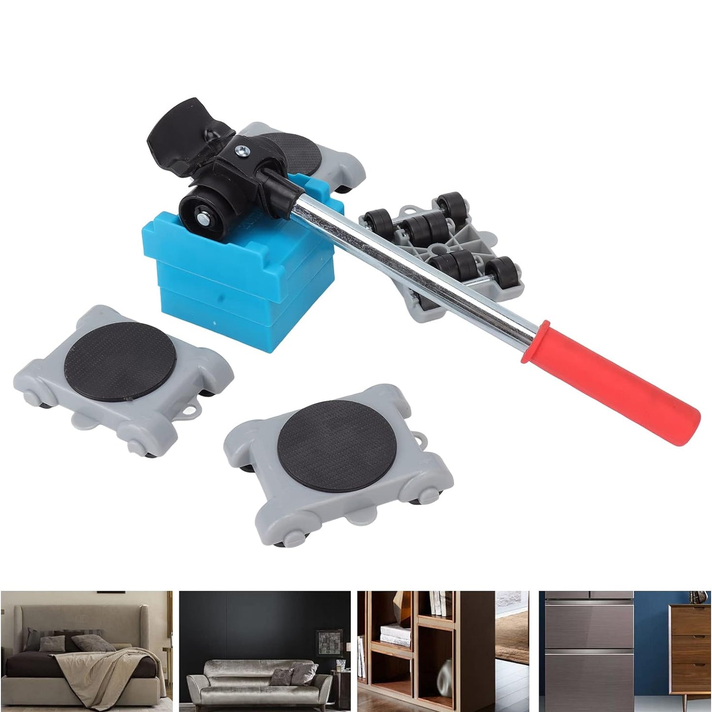 Furniture Lifter Tool Furniture Dolly Furniture Lifters Tool Set (1 Set 8 Pc)