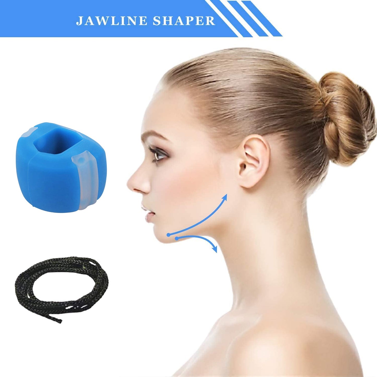 6101c Cn Mix Jaw Exerciser Used To Gain Sharp And Chiselled Jawline Easily And Fast.