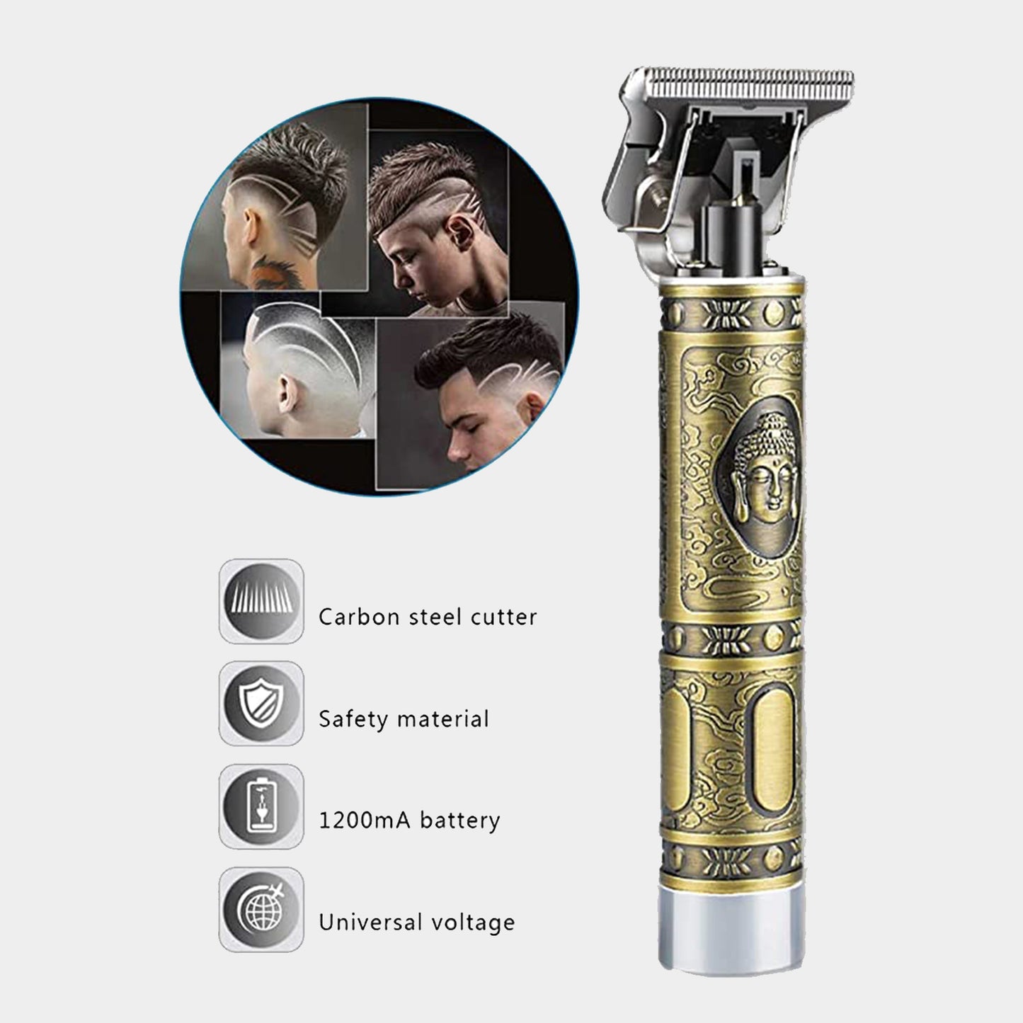 6324 Hair Trimmer For Men Hair Style Trimmer Professional Hair Clipper Adjustable Blade Clipper Shaver For Men