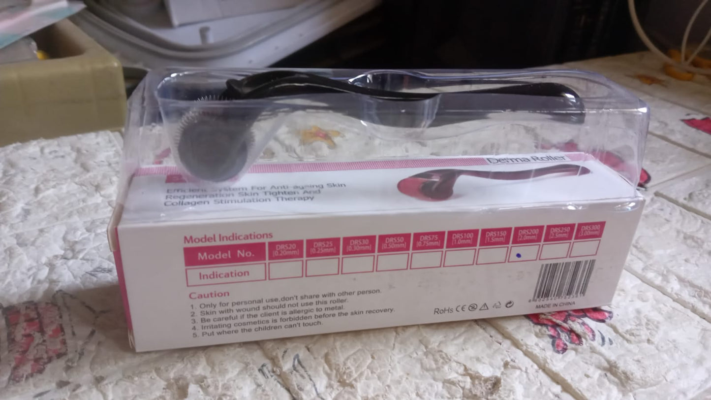 Derma Roller Anti Ageing And Facial Scrubs Polishes Scar Removal Hair Regrowth (2 Mm)