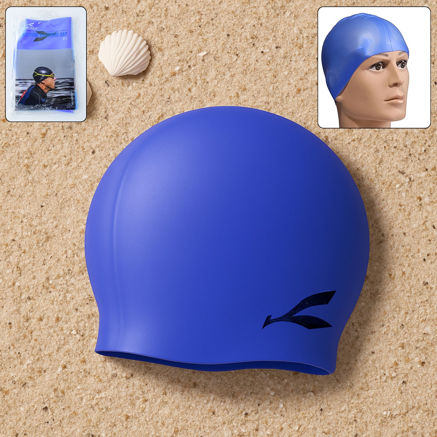 Silicone Swimming Cap (1 Pc)