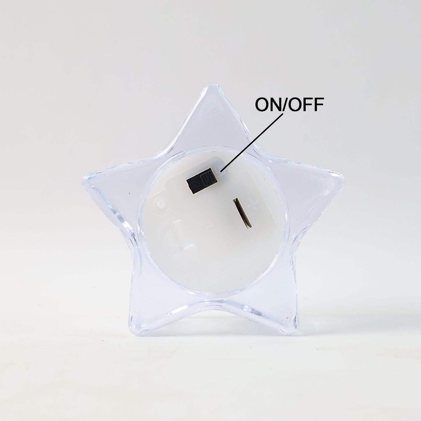 Flameless Star-shaped Led Candles (6 Pc Set)