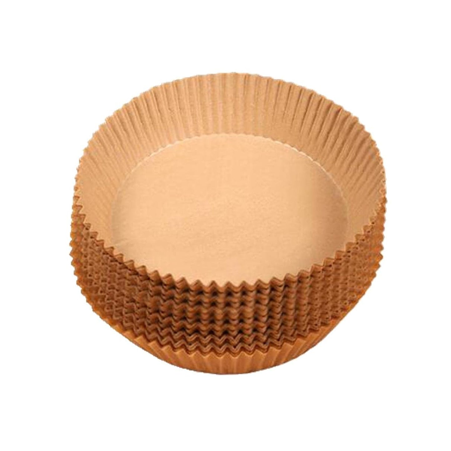 Round Air Fryer Disposable Paper Liner (50 Pcs Set 160mmx45mm)