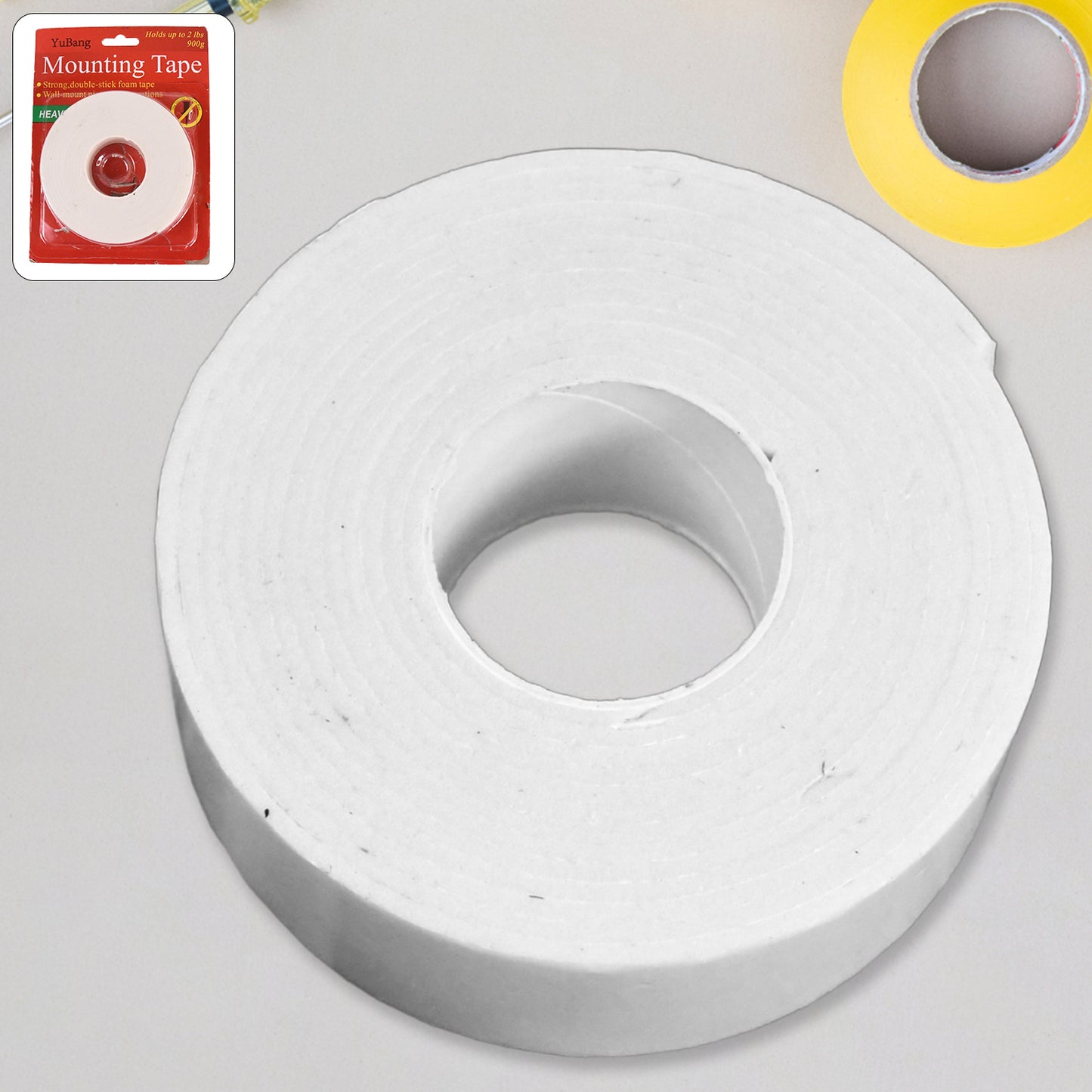 Strong Double Sided Tape Foam Mounting Tape (1 Pc Big)