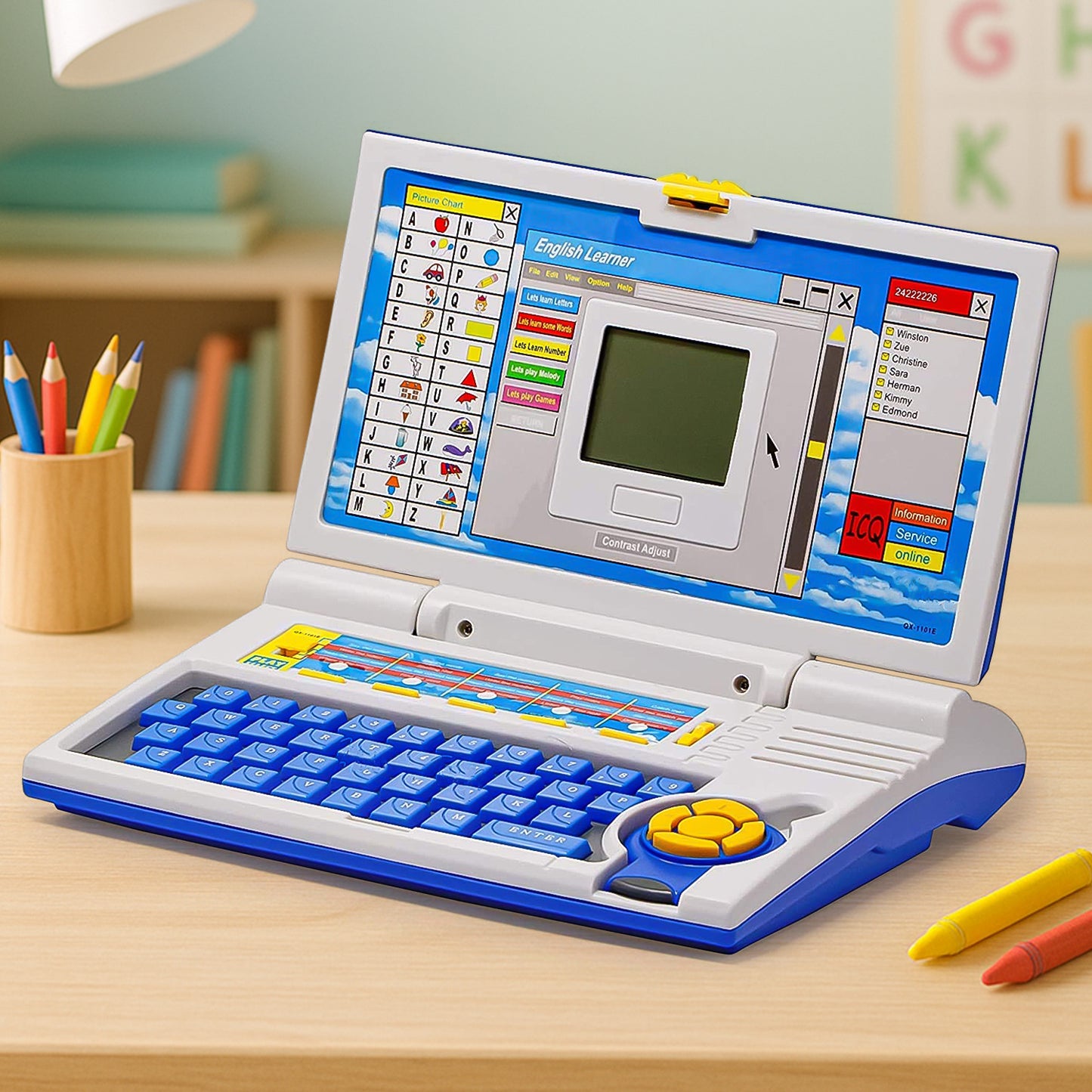 English Learner Educational Laptop Toy 20 Learning Activities