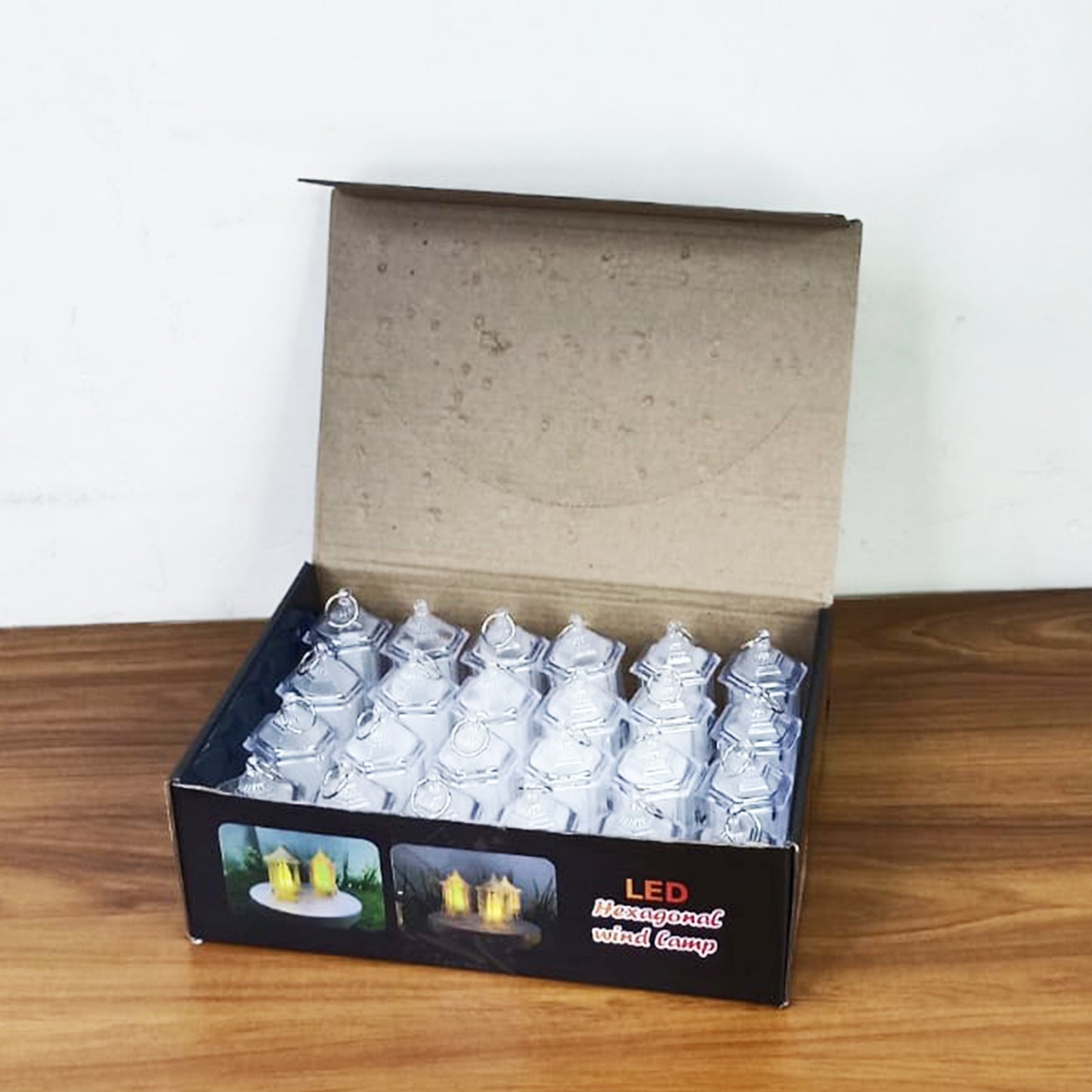 Set Of 24 Led Decorative Lantern Lights Candle