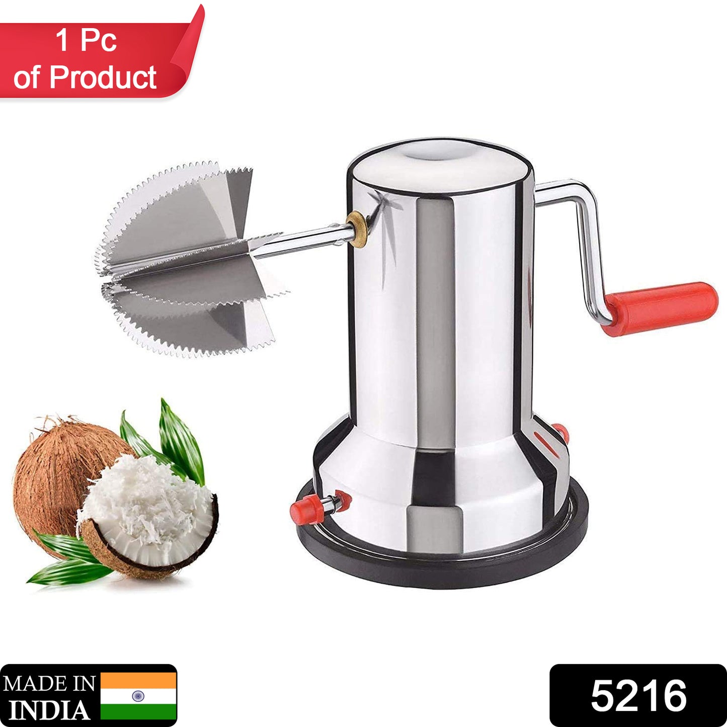 5216 Coconut Scrapers Machine Manual Steel For Home Kitchen Use