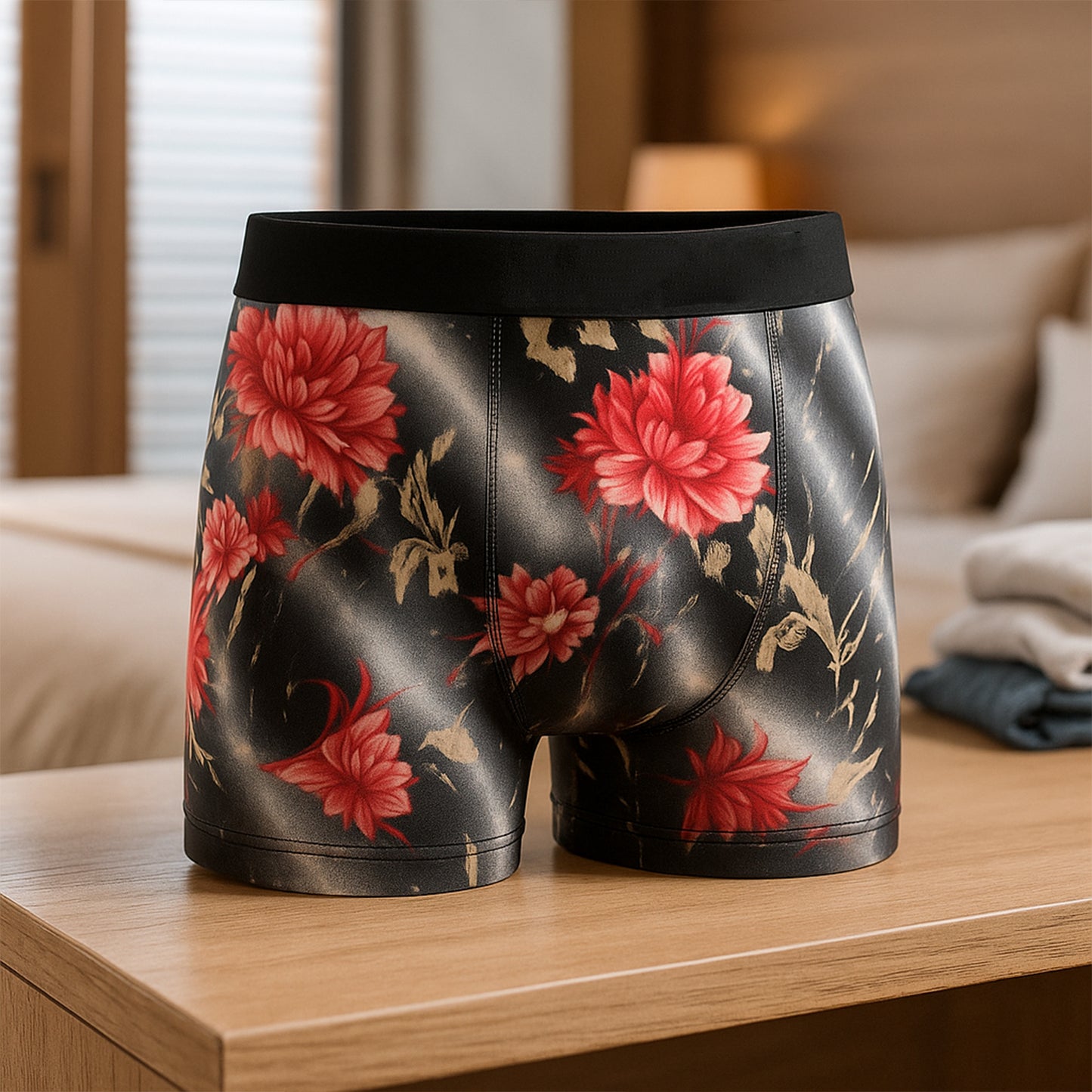 Mens Stretch Boxer Briefs - (Large 1 Pc)