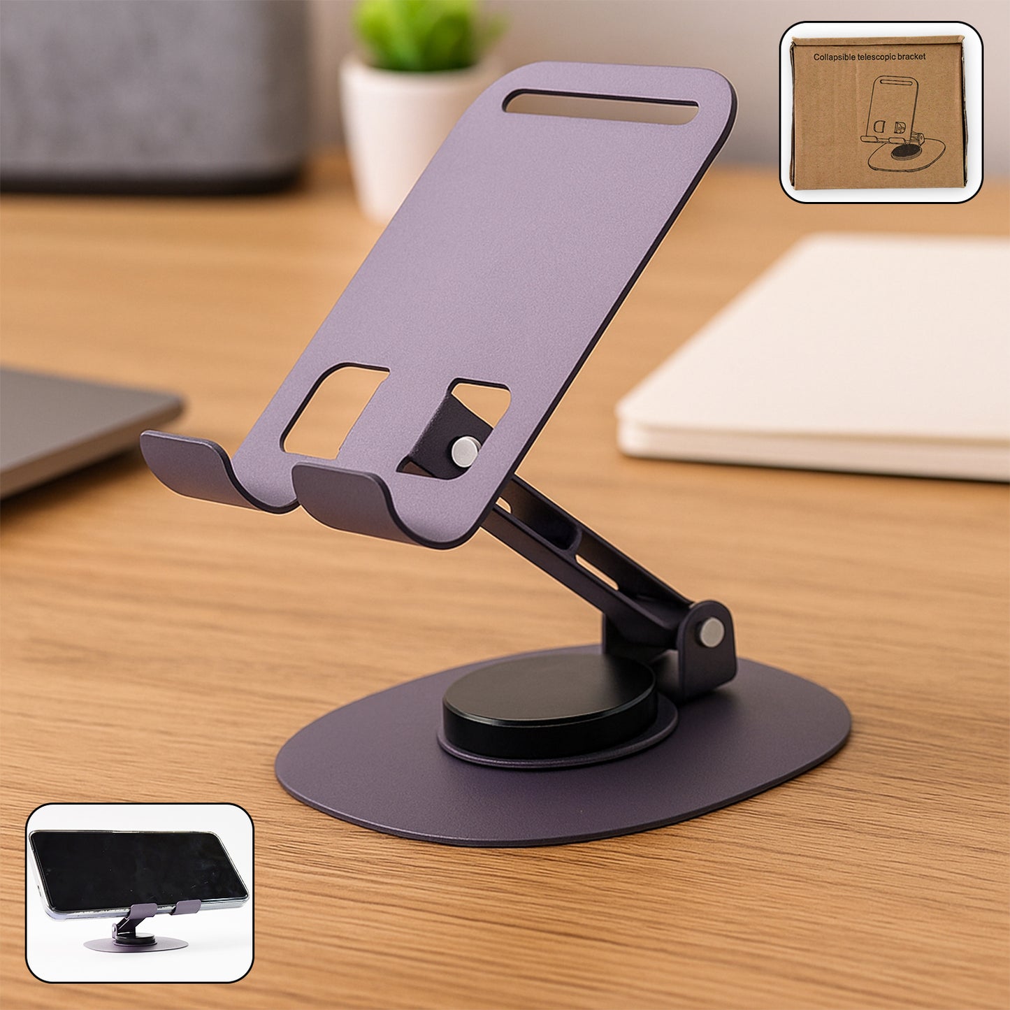 Mobile Stand Foldable 360 Rotatable Mobile Stand (1 Pc)