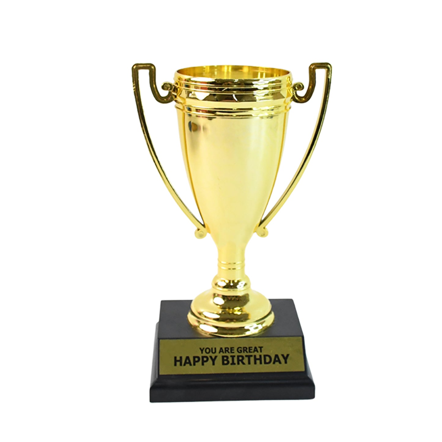Golden Birthday Trophy You Are Great Happy Birthday Plastic Award With Base