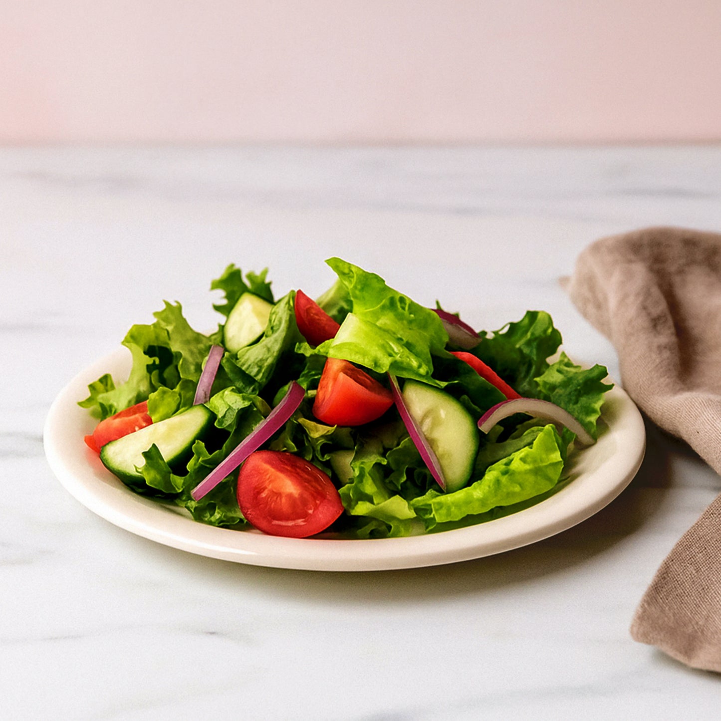 Plastic Round Dinner Serving Plate 19 Cm (1 Pc)