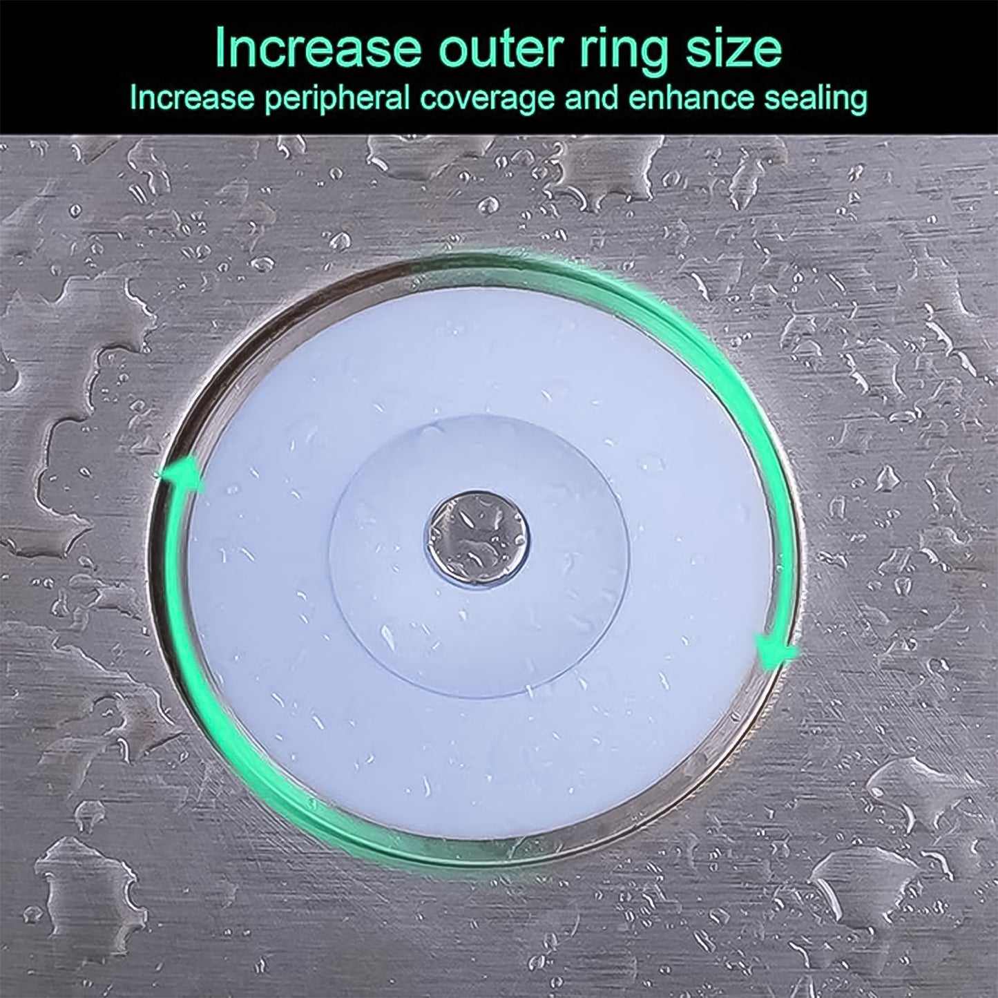 Creative 2-in-1 Blue Silicone Sewer Sink Sealer Cover Drainer (Multicolour 1 Pc)