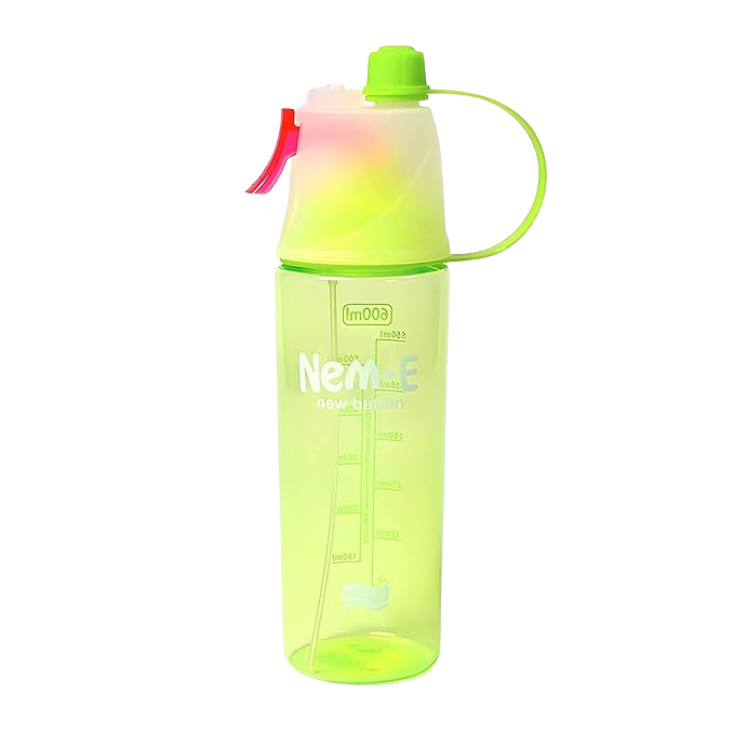 Plastic 2 In 1 Mist Spray Water Bottle (Multicolour 600 Ml 1 Pc)