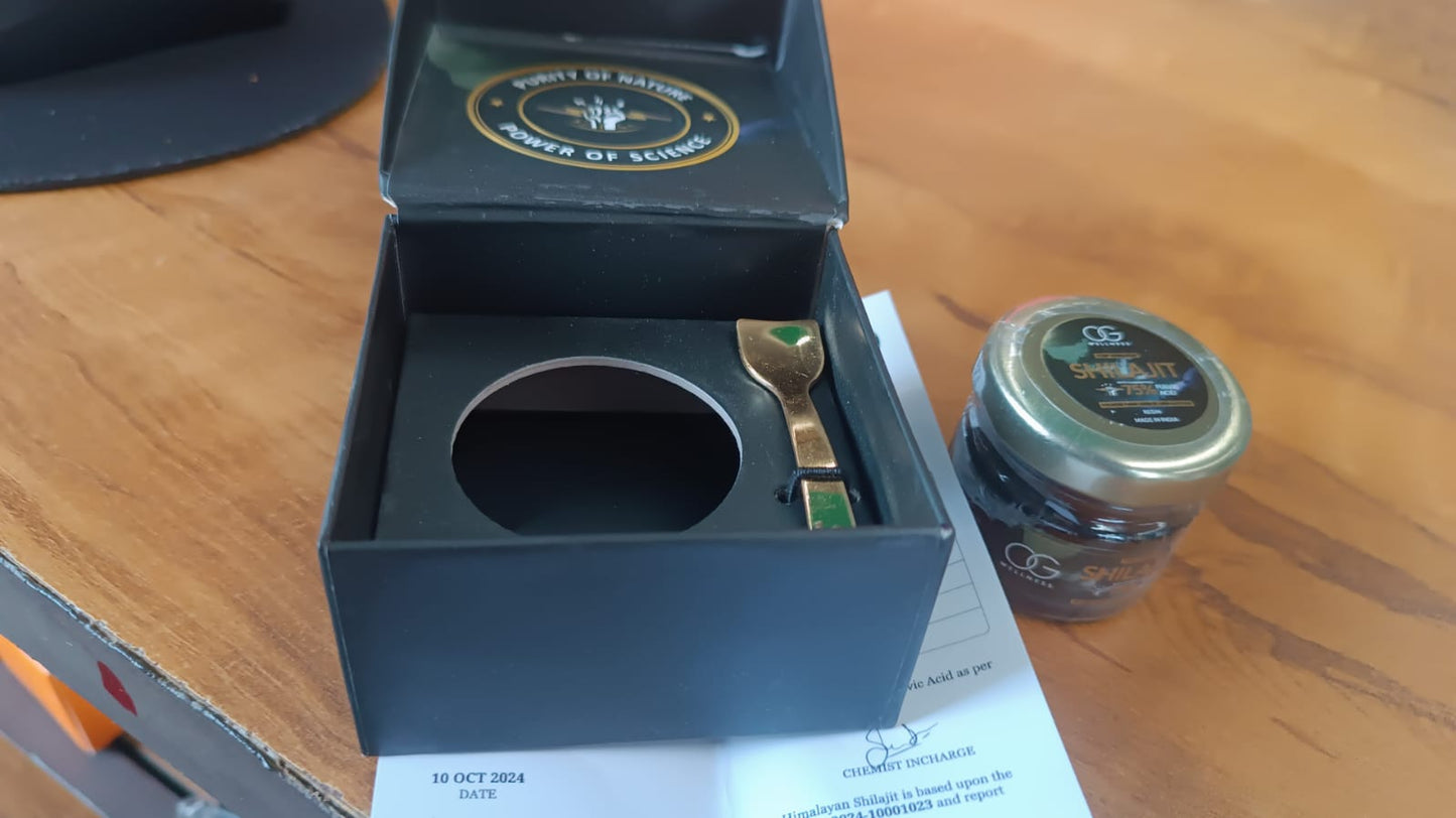 Og Wellness Pure Himalayan Shilajit Resin (20 Gm 1 Pc)