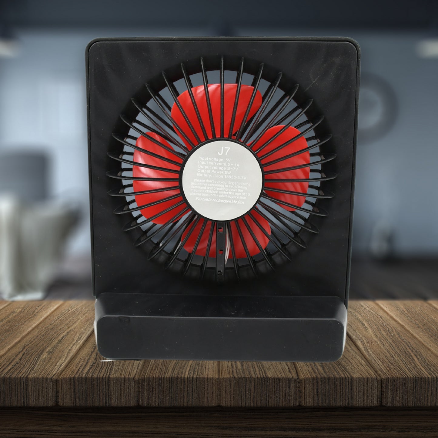 8890 Portable Desk Fan Table Fan 1 Step Speed Setting Fan Personal Desk Fan Suitable For Office School Home Use
