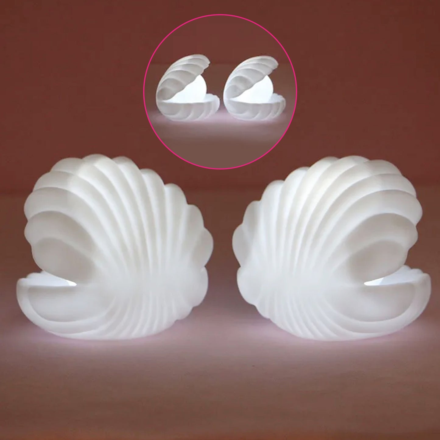 6621 Pearl Shell Night Lamp Decorate Desk Lights Nursery Toy Lamp Led Pearl Shell Night Lights For Bedroom Home
