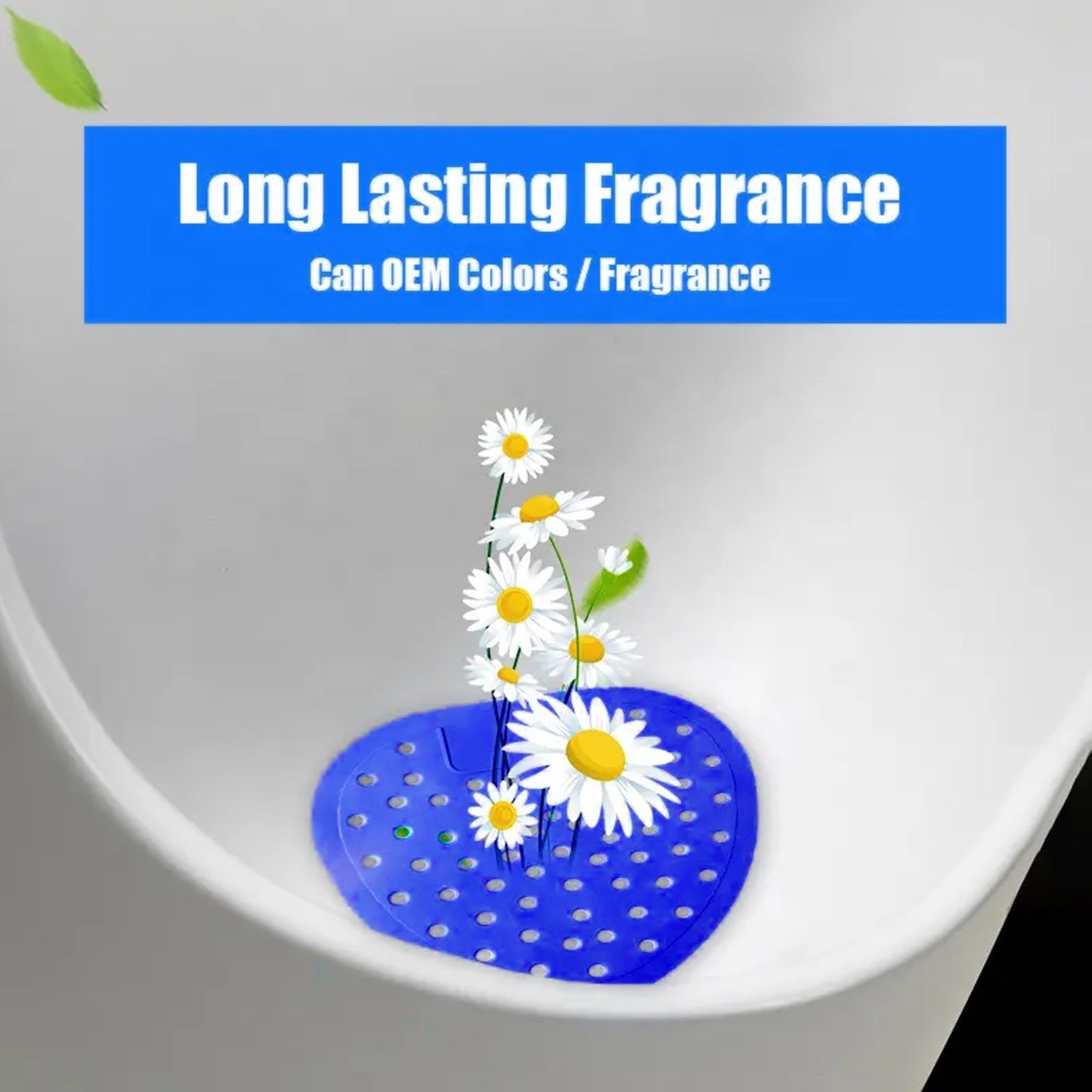 1310a Urinal Screen Deodorizer Scented Urinal Screen Lasting Fragrance Silicone Clean Descaling ( 1 Pc )
