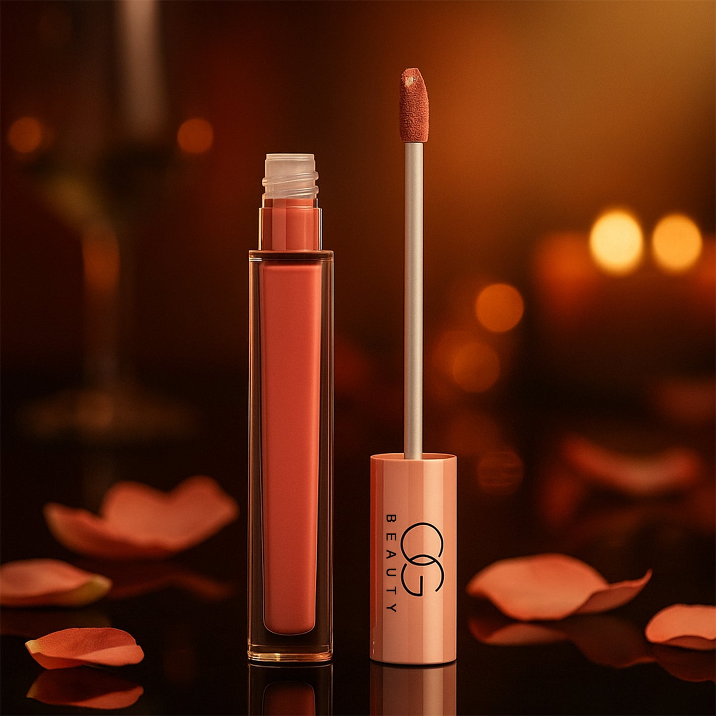 Og Beauty Coral Charm Moisture Lock Liquid Lipstick (4.5 Ml 1 Pc)