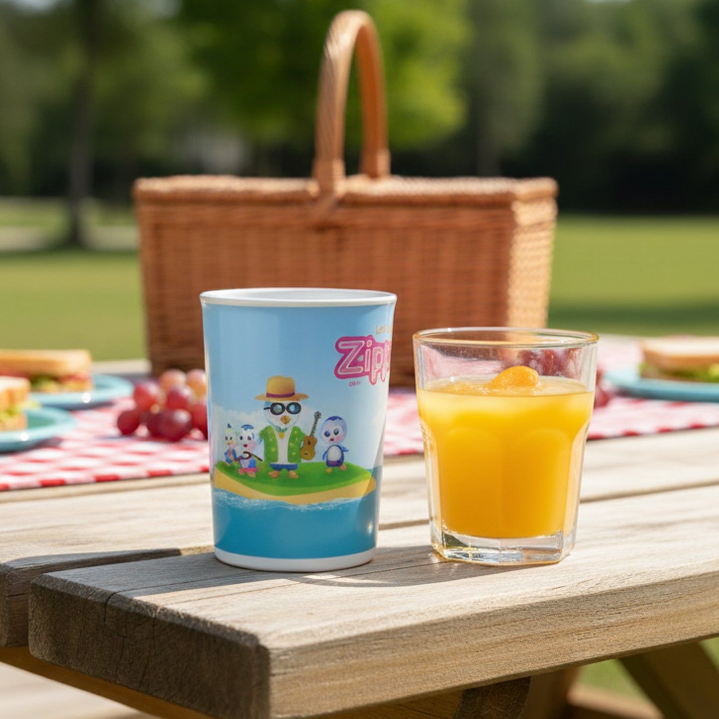 Cute Cartoon Melamine Drinking Glass (Approx 250ml 1 Pc)