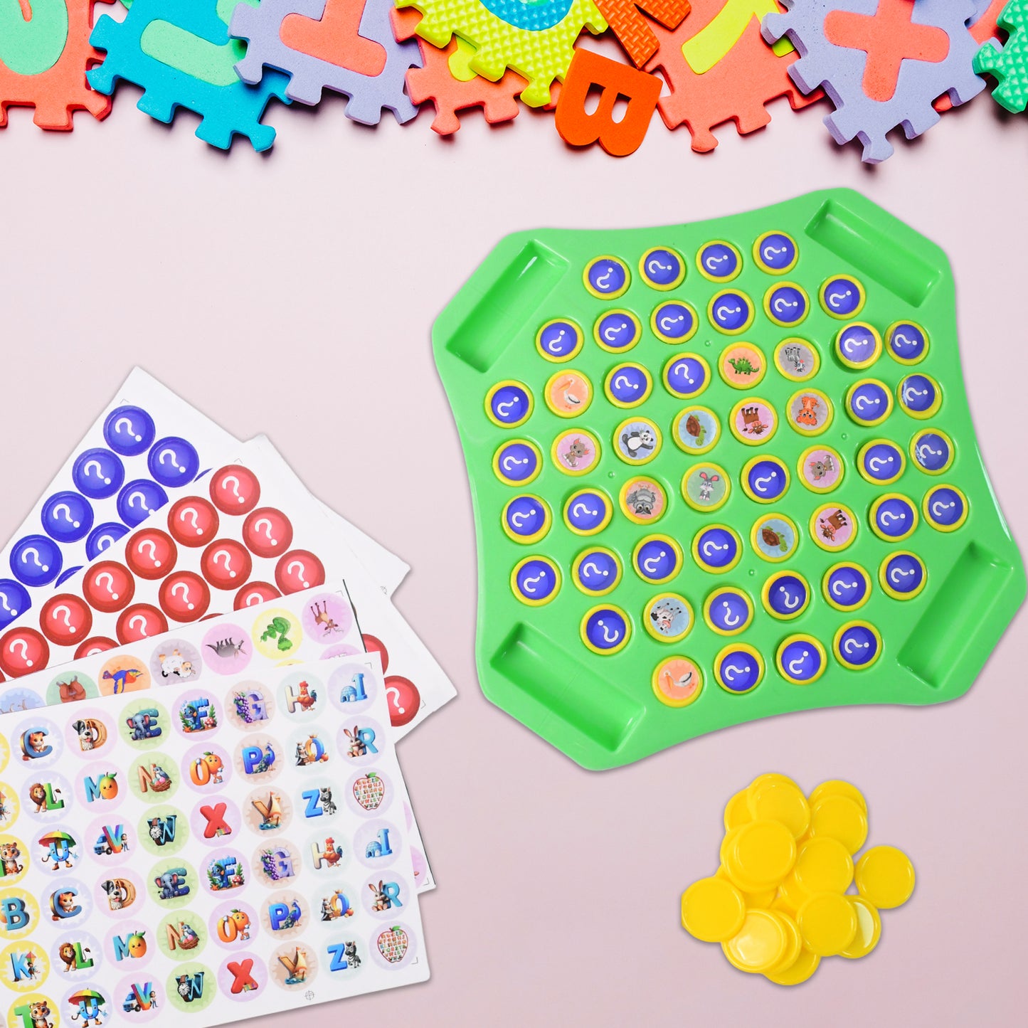 Flip Match Educational Puzzle Game Toy (1 Set)
