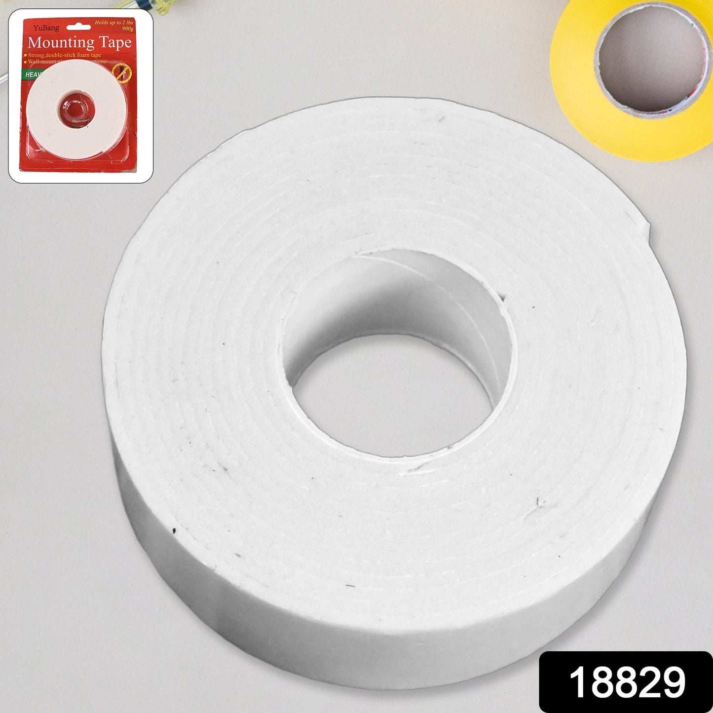 Strong Double Sided Tape Foam Mounting Tape (1 Pc Big)
