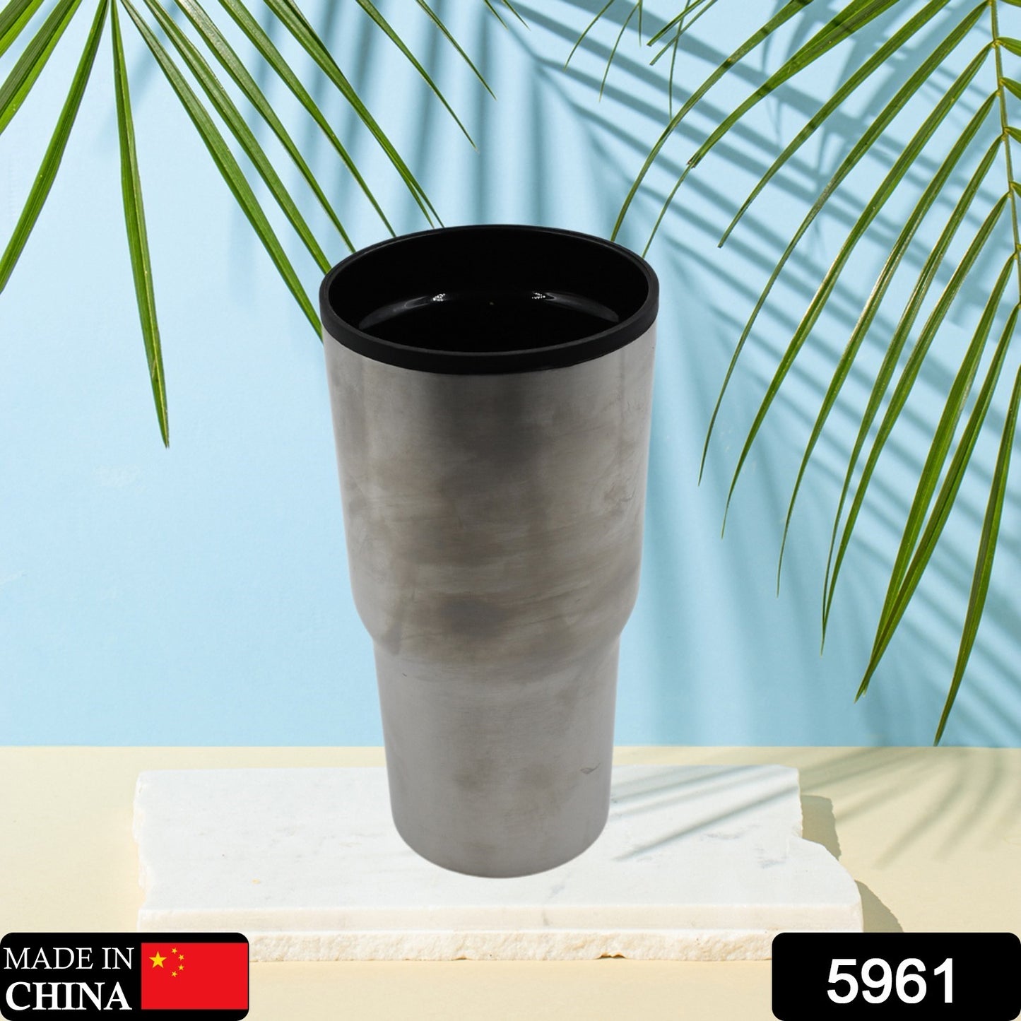 5961 Stainless Steel Vacuum Glass Insulated Glass Coffee Cups Double Walled Travel Mug Car Coffee Mug