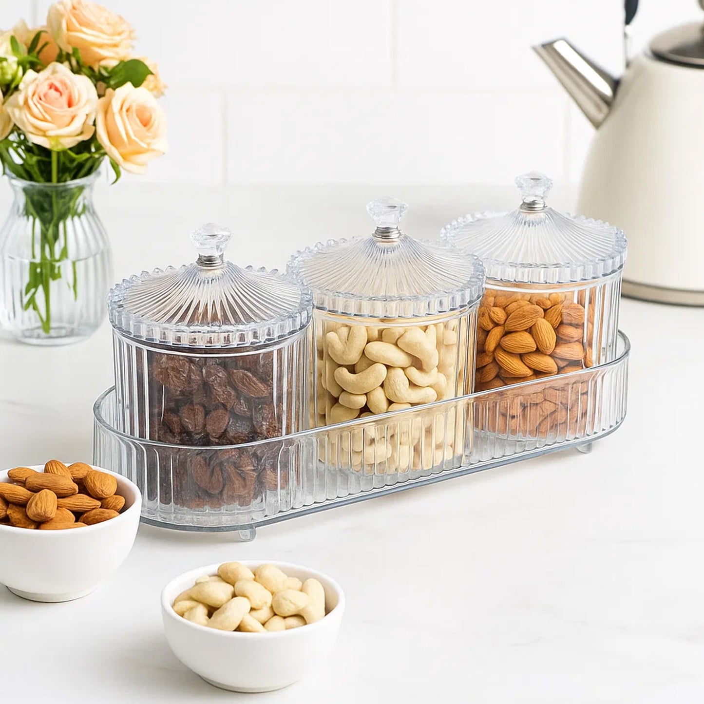 Dry Fruit Snack Storage - (3 Pc Set)