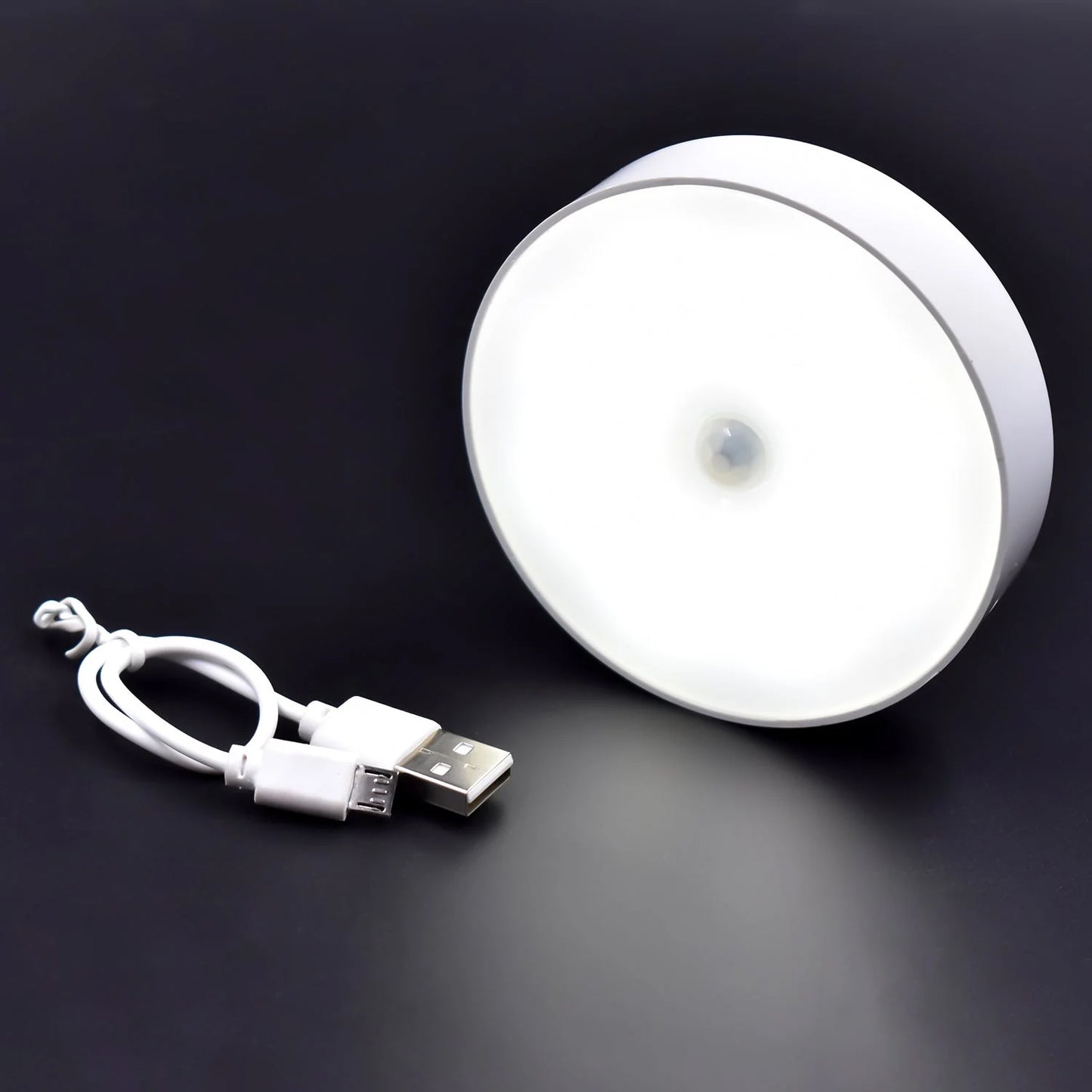8 Led Night Lights With Usb Charging Double-sided Adhesive Pads(1 Pc)