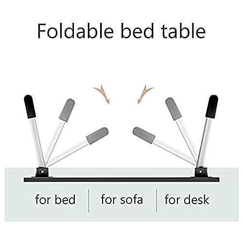 7858 Foldable Bed Study Table Portable Multifunction Laptop Table Lapdesk For Children Bed Foldable Table Work Office Home With Tablet Slot Cup Holder