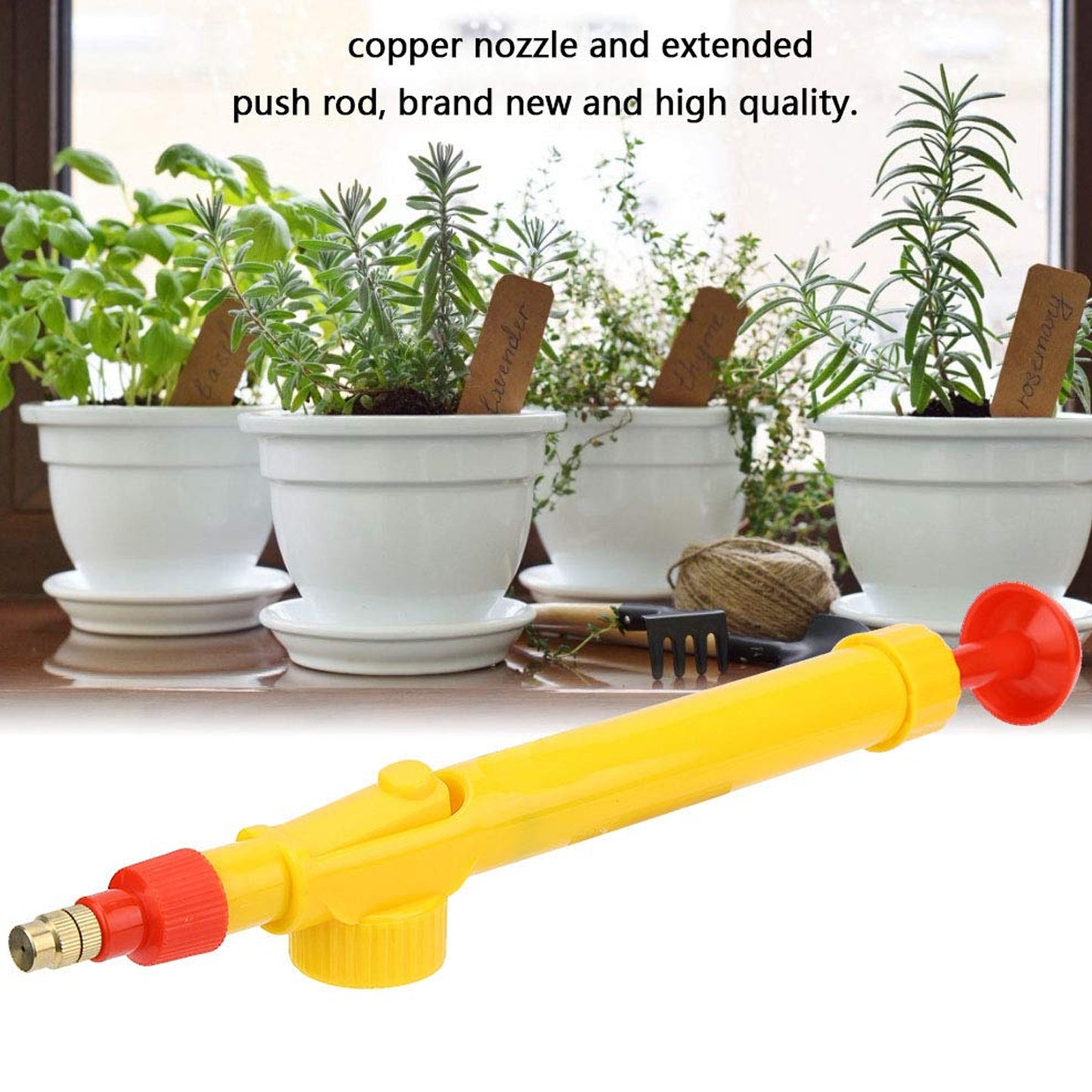 0470 Water Bottle Spray Gun Nozzle Manual Adjustable Water Pump Garden Washing Hand Held Sprayerwatering Can Sprayer Pressure Nozzle Irrigation Tool And Pump For Efficient Care - Boost Your Gardening Experience (1 Pc)