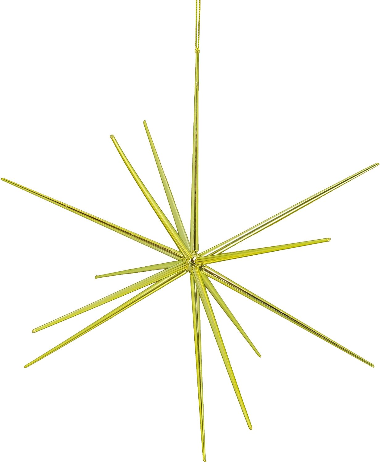 3d Gold Star Hanging Decoration Star Acrylic Look Hanging Luminous Star For Windows Home Garden Festive Embellishments For Holiday Parties Weddings Birthday Home Decoration ( Big Medium Small )