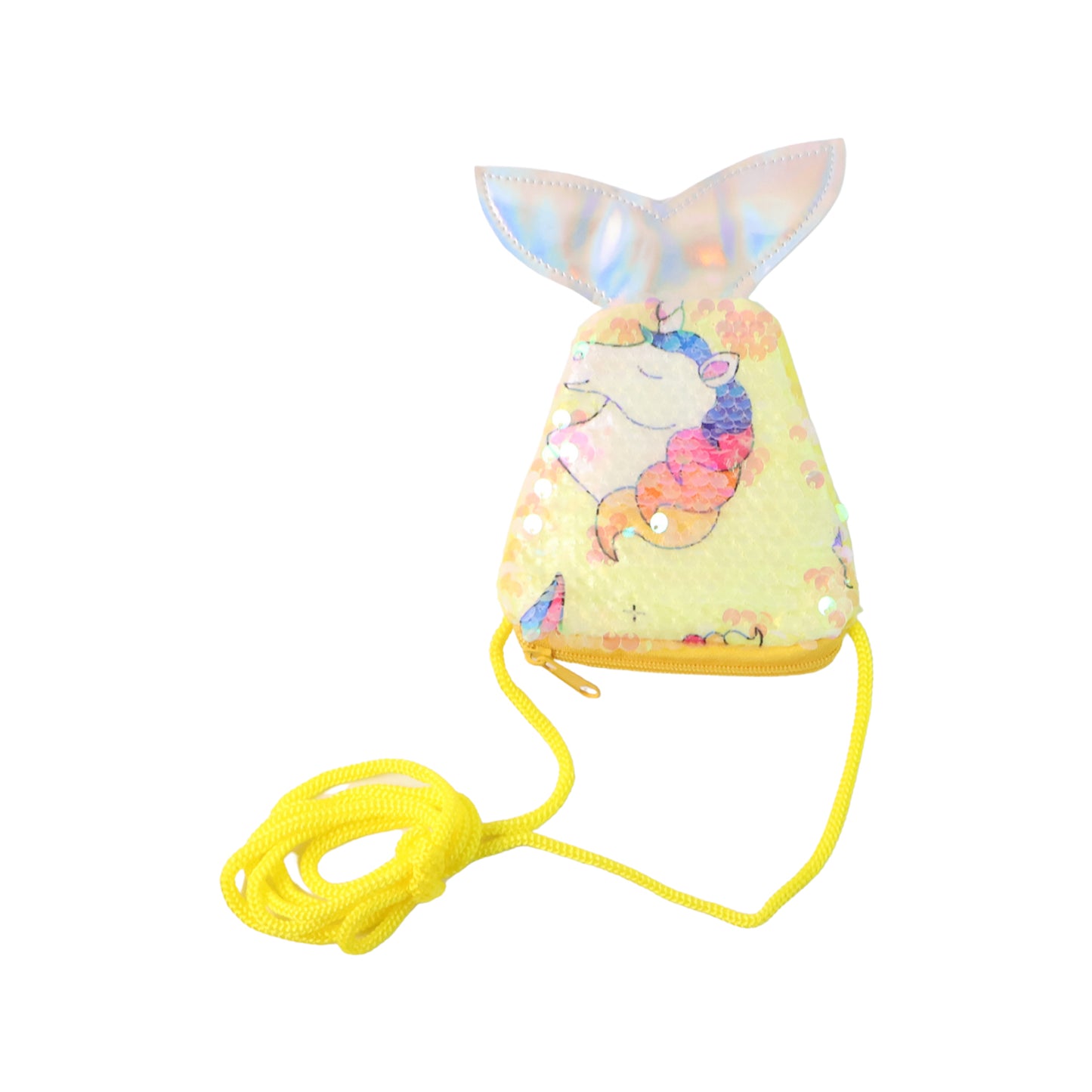 Mermaid Tail Shaped Kids Sling Bag - (1 Pc)