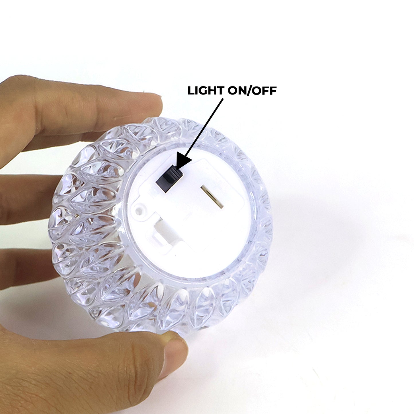 Crystal Design Led Tealight Candles (6 Pc Set)