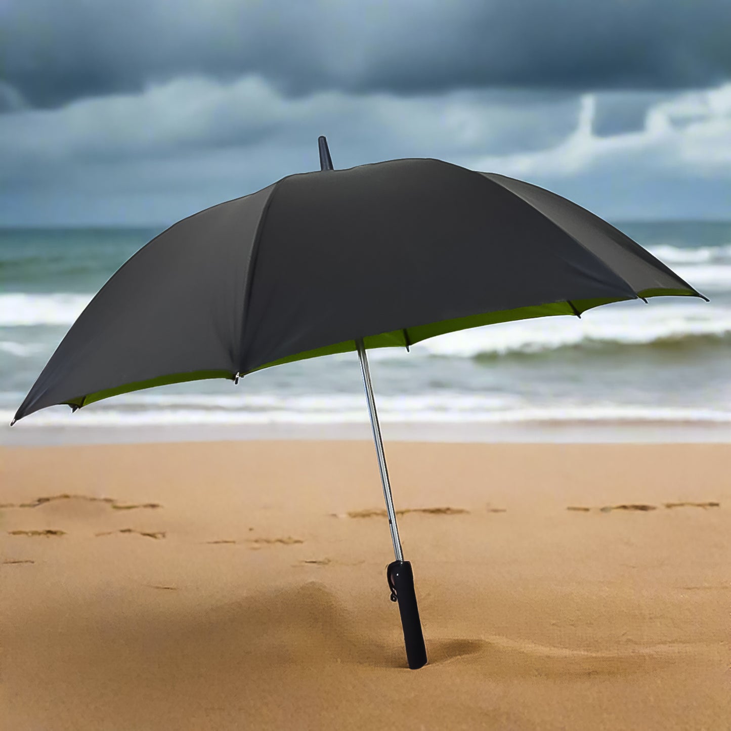 Sun Umbrella With Inside Fan Power Bank Umbrellas For Summer (1 Pc)