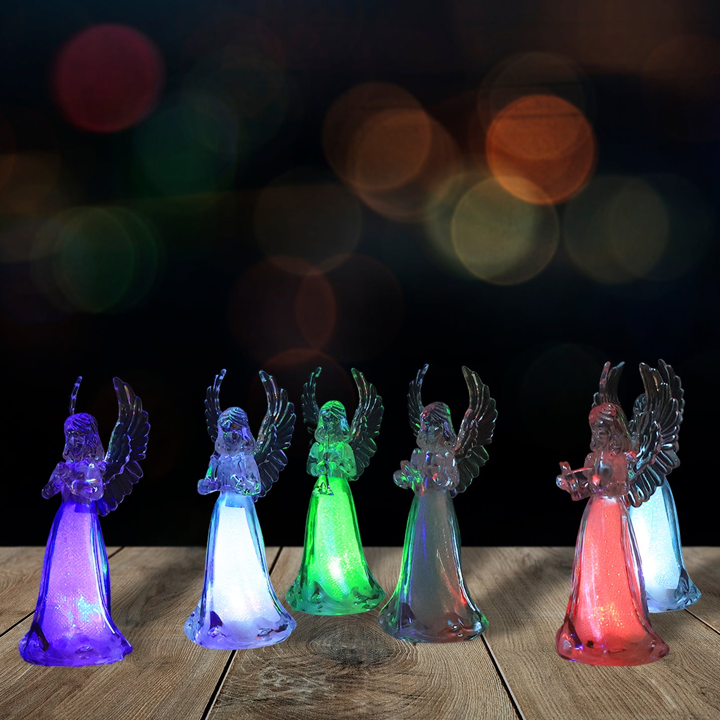 Led Angel Decorative Lights (6 Pc Set)