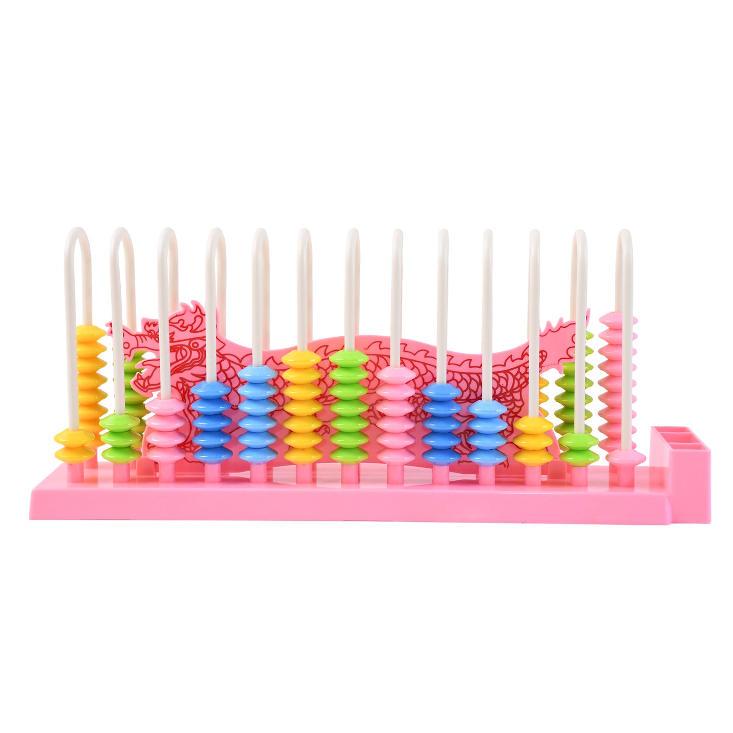 Abacus 13 Rods Counting Abacuses Toy Bead Educational Tools (1 Set Mix Color)