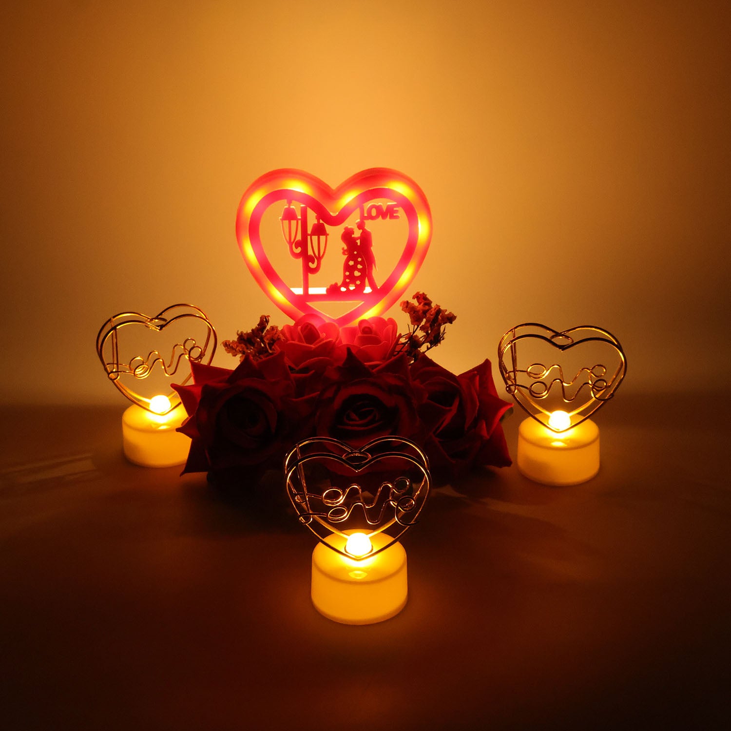 Romantic Heart Love Decorative Gift Set (1 Set)