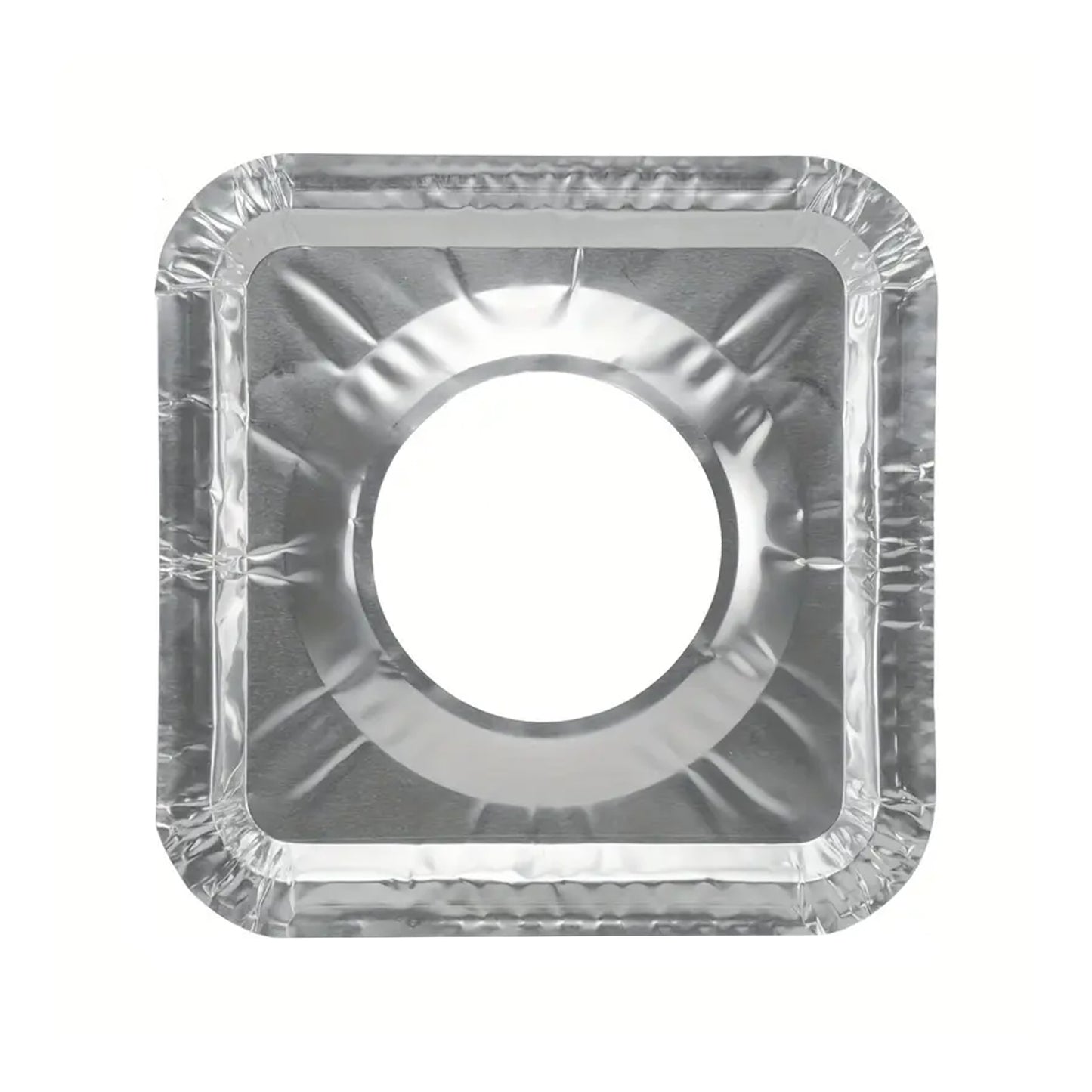 Aluminum Gas Stove Burner Protector Covers (10 Pc 23x23 Cm)